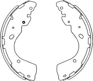 Kavo Parts KBS-7402 - Jeu de mâchoires de frein cwaw.fr