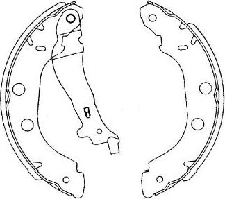 Kavo Parts KBS-7419 - Jeu de mâchoires de frein cwaw.fr