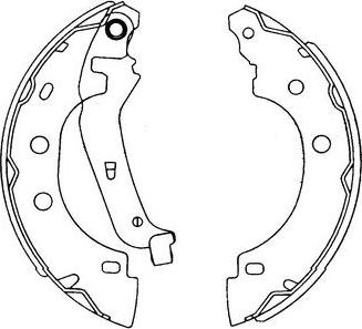 Kavo Parts KBS-7410 - Jeu de mâchoires de frein cwaw.fr