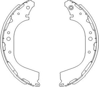 Kavo Parts KBS-7411 - Jeu de mâchoires de frein cwaw.fr