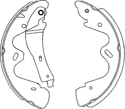 Kavo Parts KBS-7418 - Jeu de mâchoires de frein cwaw.fr