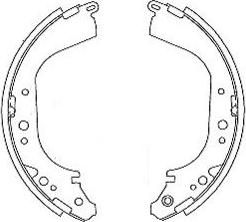 Kavo Parts KBS-7435 - Jeu de mâchoires de frein cwaw.fr