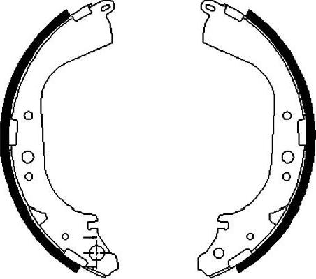 Kavo Parts KBS-7432 - Jeu de mâchoires de frein cwaw.fr