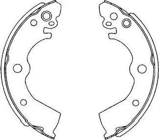 Kavo Parts KBS-7424 - Jeu de mâchoires de frein cwaw.fr