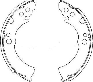 Kavo Parts KBS-7421 - Jeu de mâchoires de frein cwaw.fr