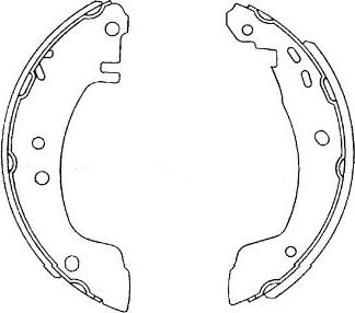 Kavo Parts KBS-7423 - Jeu de mâchoires de frein cwaw.fr