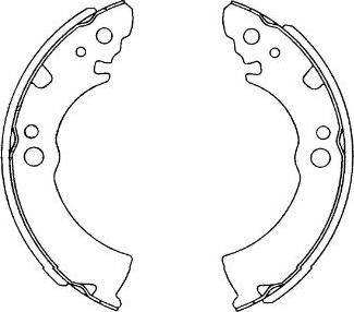 Kavo Parts KBS-7422 - Jeu de mâchoires de frein cwaw.fr