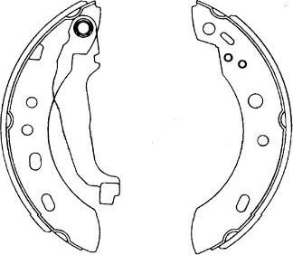 Kavo Parts KBS-7427 - Jeu de mâchoires de frein cwaw.fr