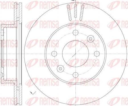 Kawe 6990 10 - Disque de frein cwaw.fr