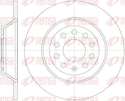 Kawe 6969 00 - Disque de frein cwaw.fr