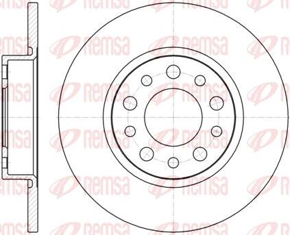 Kawe 6967 00 - Disque de frein cwaw.fr