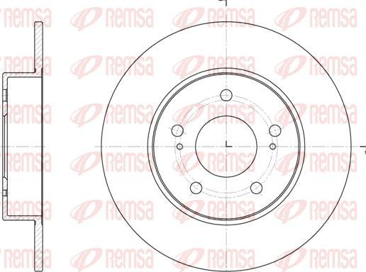 Kawe 6909 00 - Disque de frein cwaw.fr