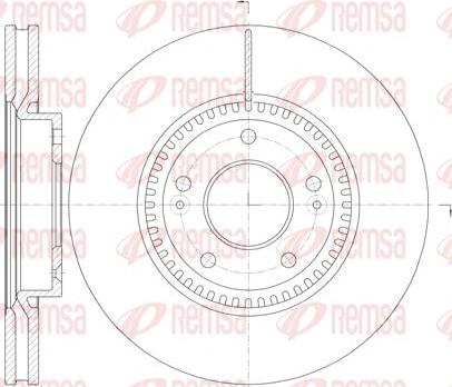 Kawe 6988 10 - Disque de frein cwaw.fr