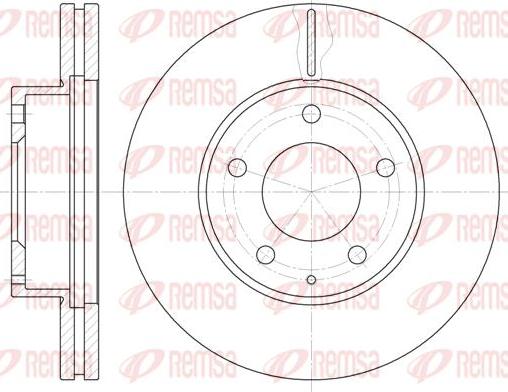 Kawe 6936 10 - Disque de frein cwaw.fr