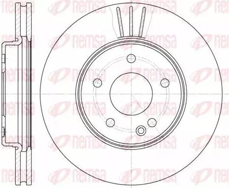 Kawe 6495 10 - Disque de frein cwaw.fr