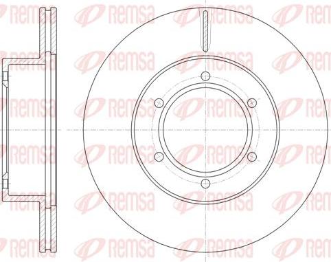 Kawe 6497 10 - Disque de frein cwaw.fr