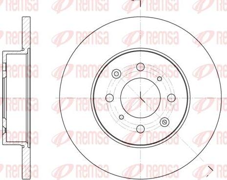 Kawe 6451 00 - Disque de frein cwaw.fr