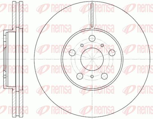 Kawe 6465 10 - Disque de frein cwaw.fr