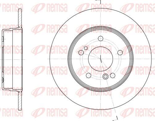 Kawe 6467 00 - Disque de frein cwaw.fr