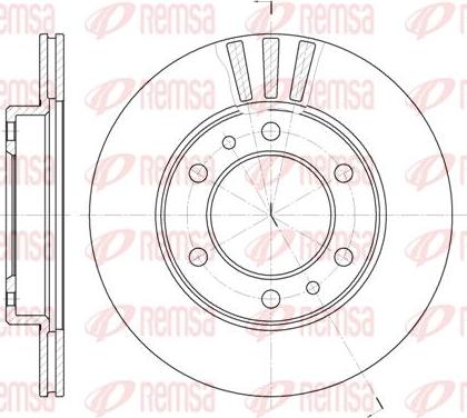 Kawe 6408 10 - Disque de frein cwaw.fr