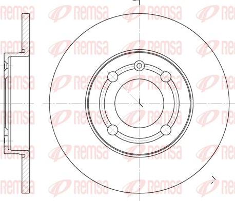 Kawe 6418 00 - Disque de frein cwaw.fr