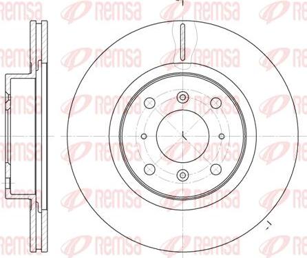 Kawe 6484 10 - Disque de frein cwaw.fr