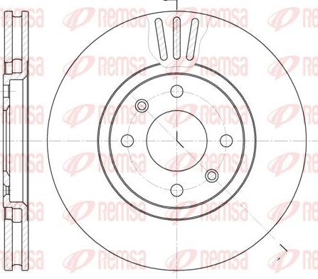 Kawe 6486 10 - Disque de frein cwaw.fr