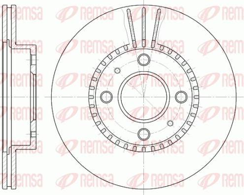 Kawe 6430 10 - Disque de frein cwaw.fr