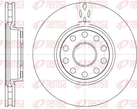 Kawe 6479 10 - Disque de frein cwaw.fr