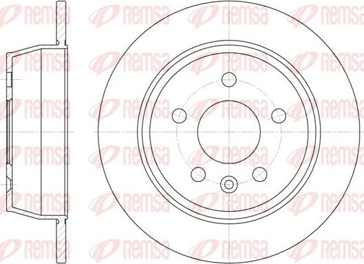 Kawe 6471 00 - Disque de frein cwaw.fr