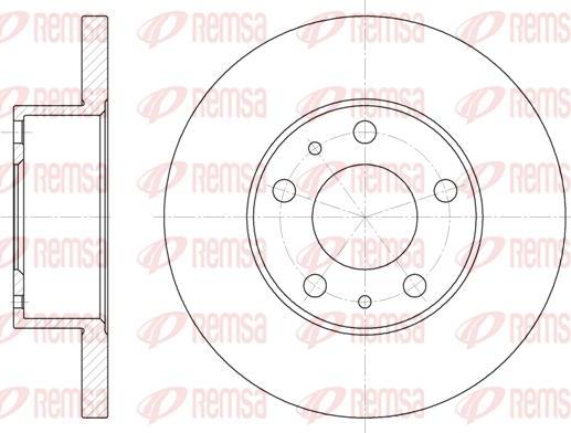 Kawe 6473 00 - Disque de frein cwaw.fr