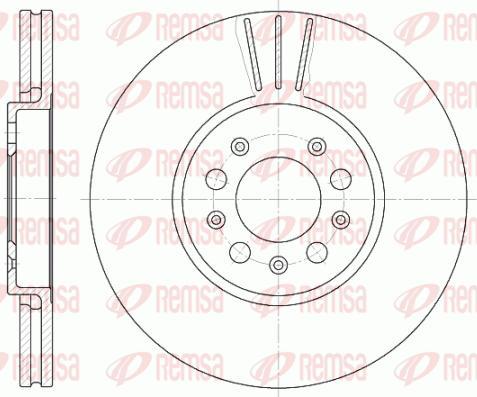 Kawe 6544 10 - Disque de frein cwaw.fr