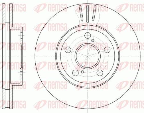 Kawe 6540 10 - Disque de frein cwaw.fr