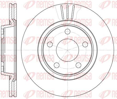 Kawe 6548 10 - Disque de frein cwaw.fr