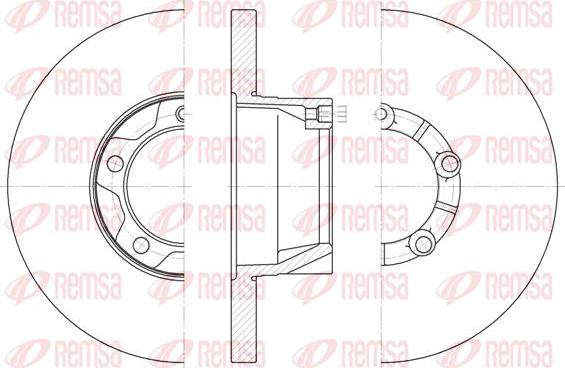 Kawe 6543 00 - Disque de frein cwaw.fr