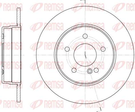 Kawe 6555 00 - Disque de frein cwaw.fr