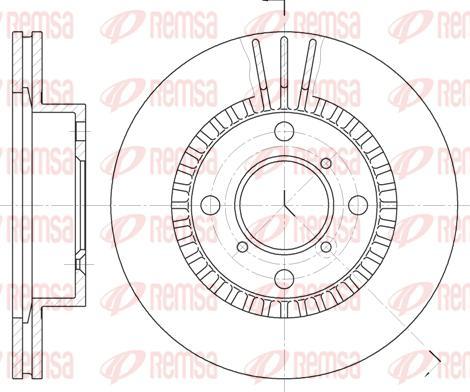 Kawe 6553 10 - Disque de frein cwaw.fr