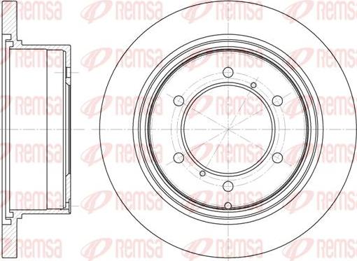 Kawe 6552 00 - Disque de frein cwaw.fr