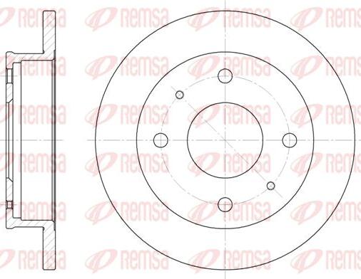 Kawe 6568 00 - Disque de frein cwaw.fr