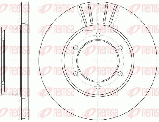 Kawe 6501 10 - Disque de frein cwaw.fr