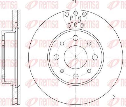 Kawe 6517 10 - Disque de frein cwaw.fr