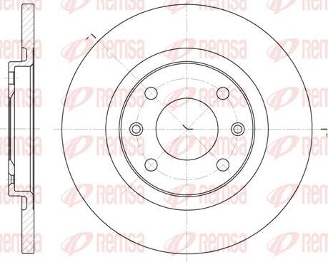 Kawe 6536 00 - Disque de frein cwaw.fr