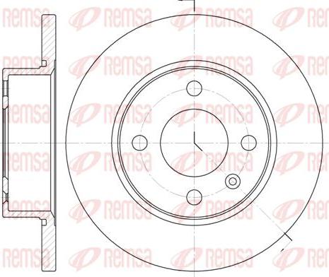 Kawe 6538 00 - Disque de frein cwaw.fr