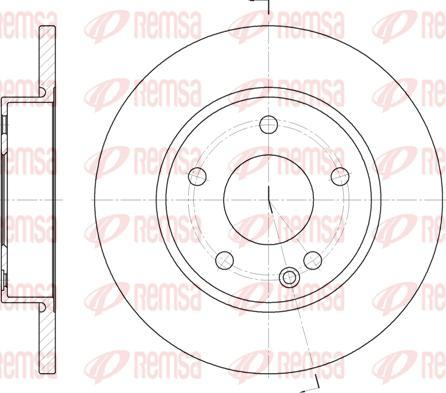 Kawe 6526 00 - Disque de frein cwaw.fr