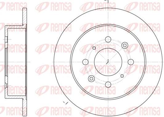 Kawe 6521 00 - Disque de frein cwaw.fr