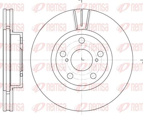 Kawe 6577 10 - Disque de frein cwaw.fr