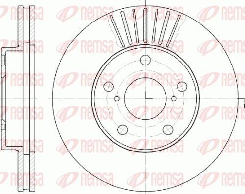 Kawe 6640 10 - Disque de frein cwaw.fr