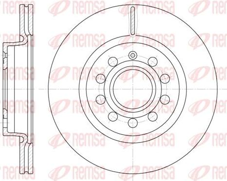 Kawe 6647 10 - Disque de frein cwaw.fr