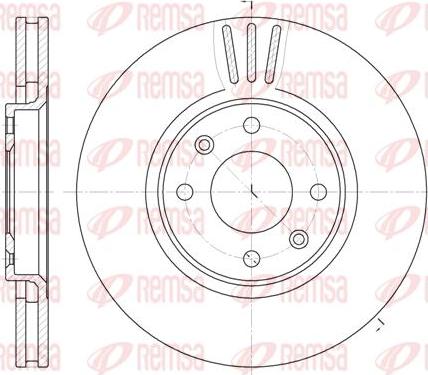 Kawe 6604 10 - Disque de frein cwaw.fr