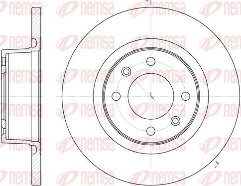 Kawe 6605 00 - Disque de frein cwaw.fr